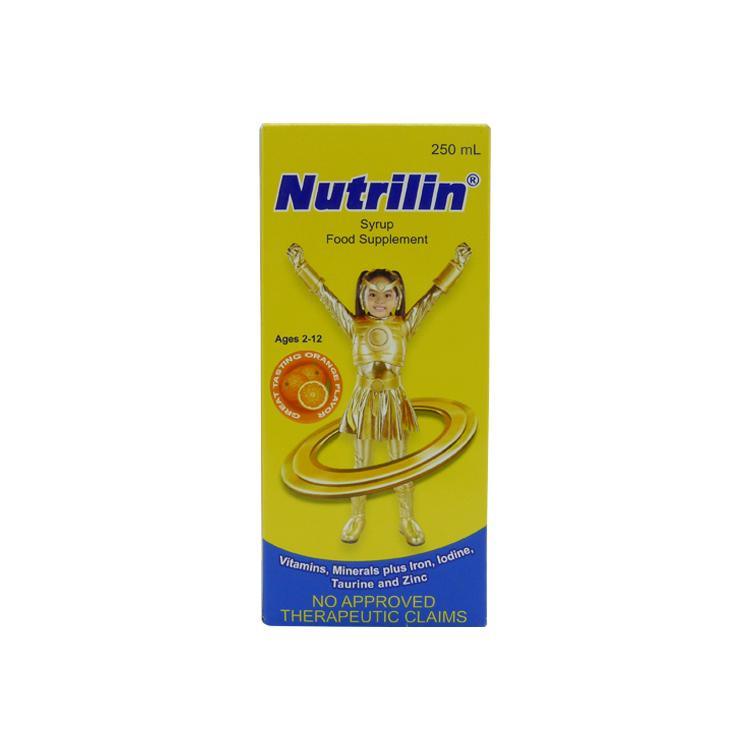 Nutrilin For Kids 2-12 years old Orange Flavor 250ml Syrup - Southstar Drug