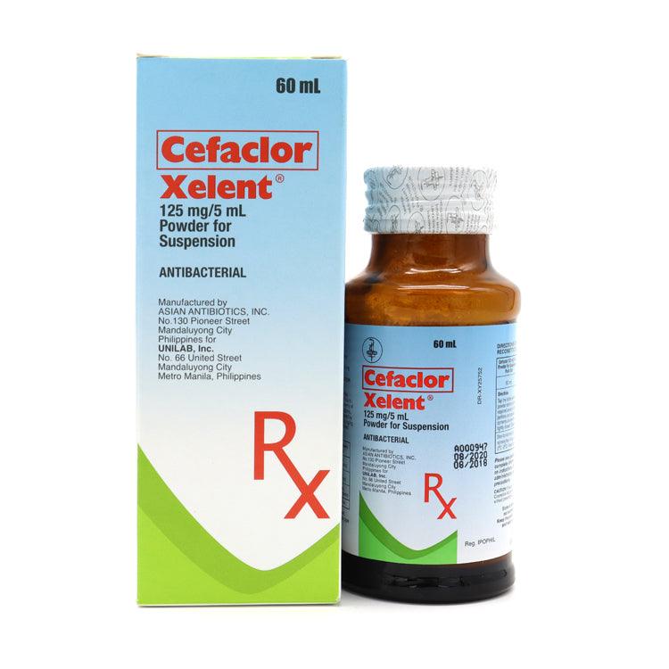 Rx: Xelent 125mg / 5ml 60ml Suspension - Southstar Drug