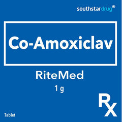 Rx: RiteMed Co Amoxiclav 1 g Tablet - Southstar Drug