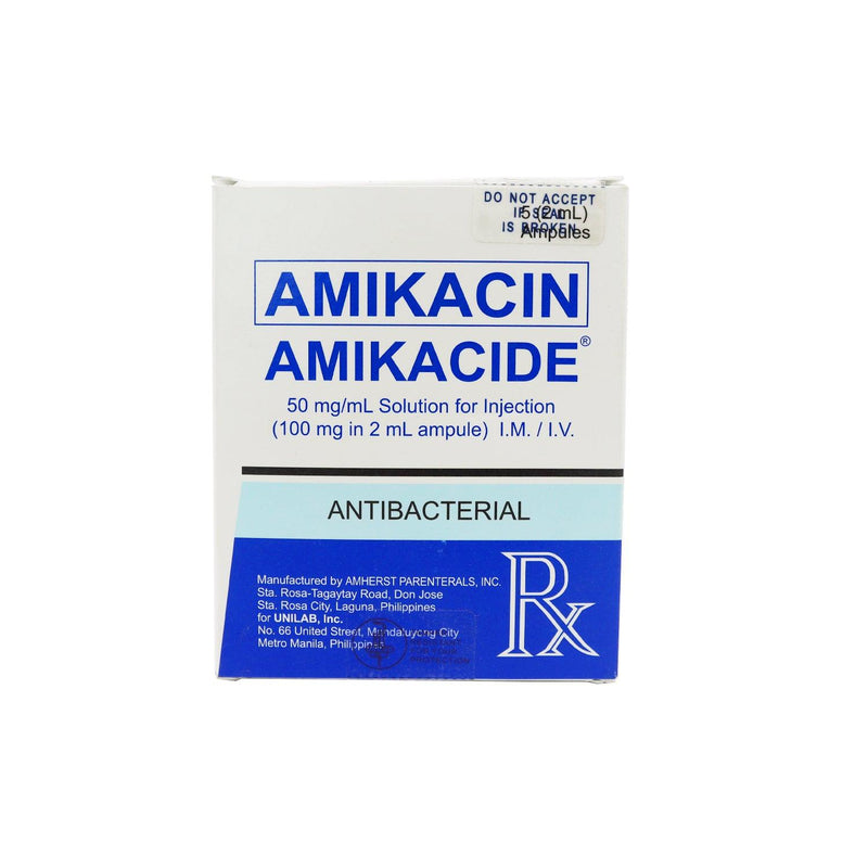 Rx: Amikacide 100mg Ampule - Southstar Drug