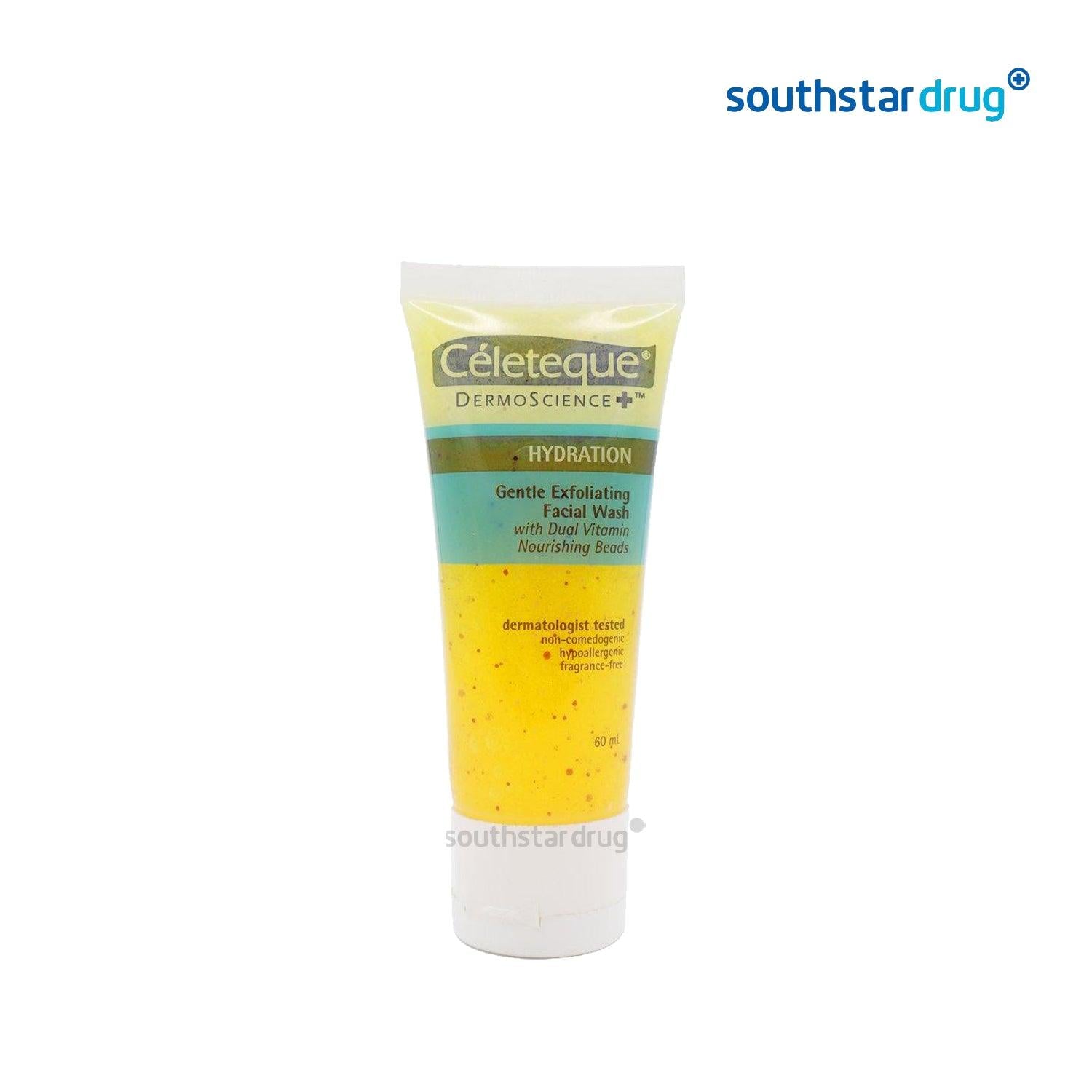 Celeteque Gentle Exfoliating Facial Wash 60ml - Southstar Drug