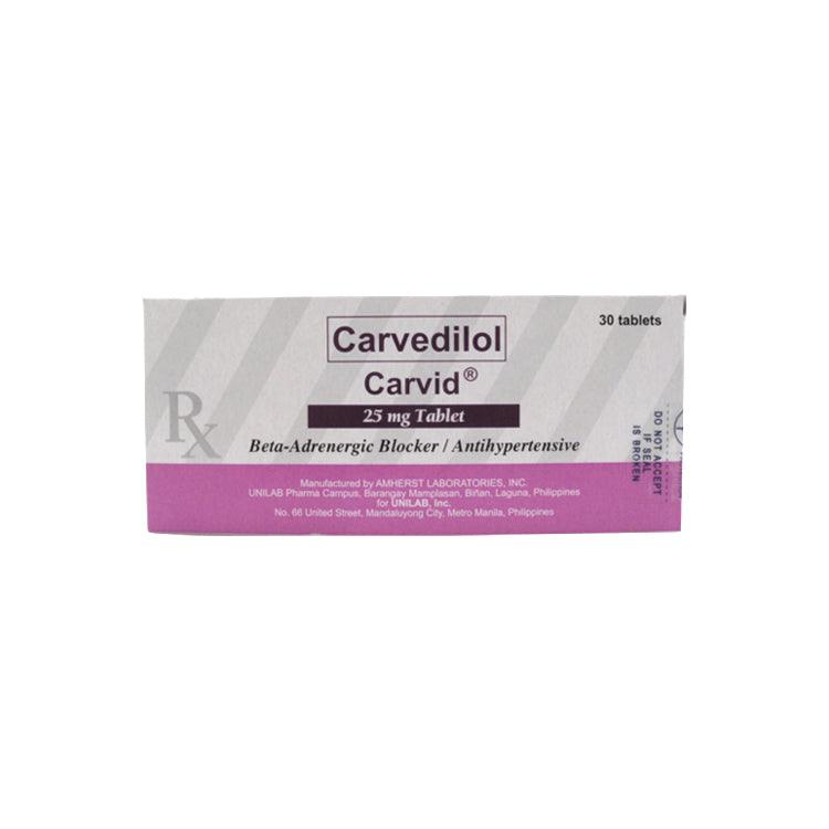 Rx: Carvid 25mg Tablet - Southstar Drug