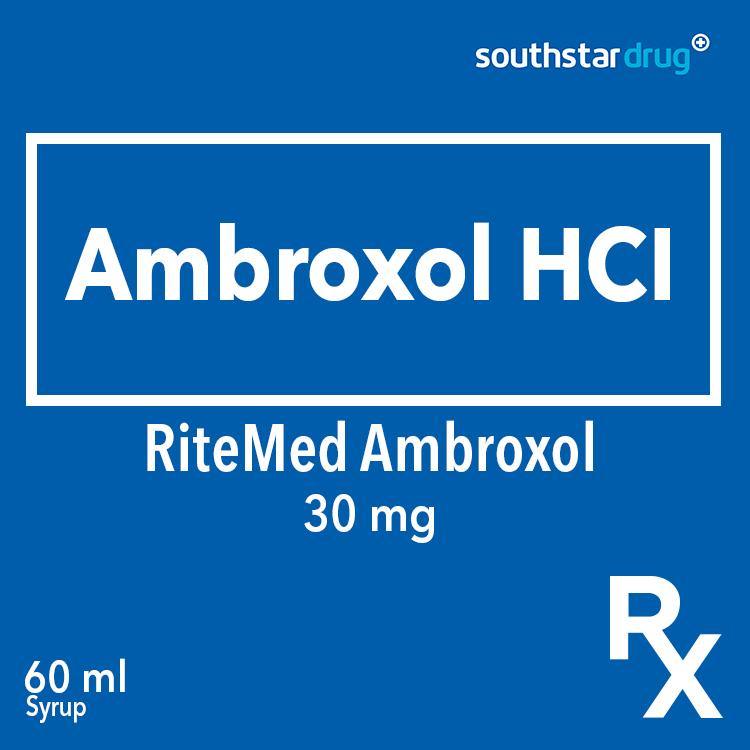 Rx: RiteMed Ambroxol 30mg 60ml Syrup - Southstar Drug