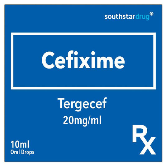 Rx: Tergecef 20mg /ml 10ml Oral Drops - Southstar Drug