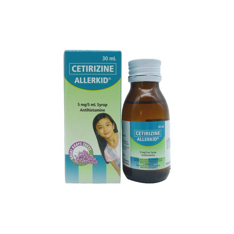 Allerkid Grape Flavor 5mg/5ml Syrup - 30ml - Southstar Drug