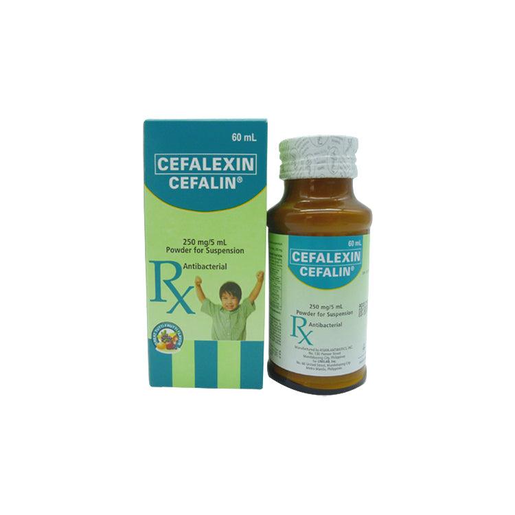 Rx: Cefalin 250mg / 5ml 60ml Oral Suspension - Southstar Drug