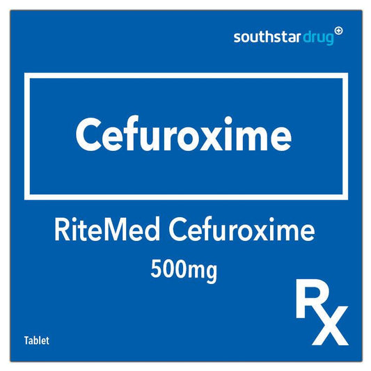 Rx: RiteMed Cefuroxime 500mg Tablet - Southstar Drug