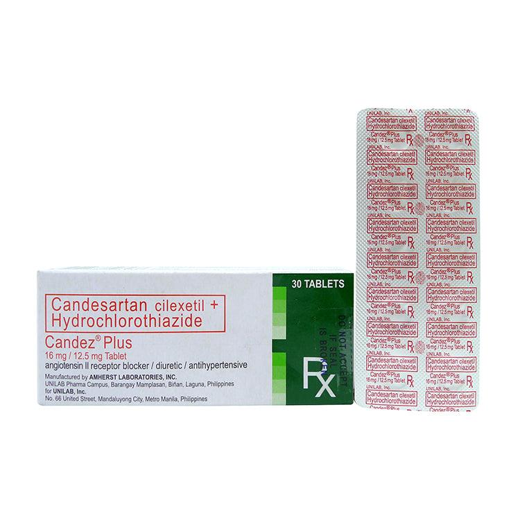 Rx: Candez Plus 16mg / 12.5mg Tablet