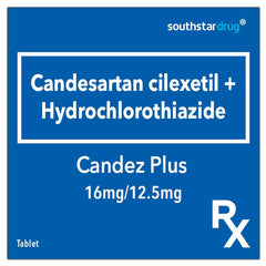 Rx: Candez Plus 16mg / 12.5mg Tablet - Southstar Drug