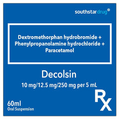 Rx: Decolsin 60ml Oral Suspension