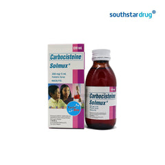 Solmux Pediatric 200mg / 5ml 120ml Syrup - Southstar Drug