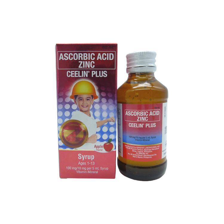 Ceelin Plus Ages 1-13 Apple Flavor 100mg/5ml 60ml Syrup - Southstar Drug