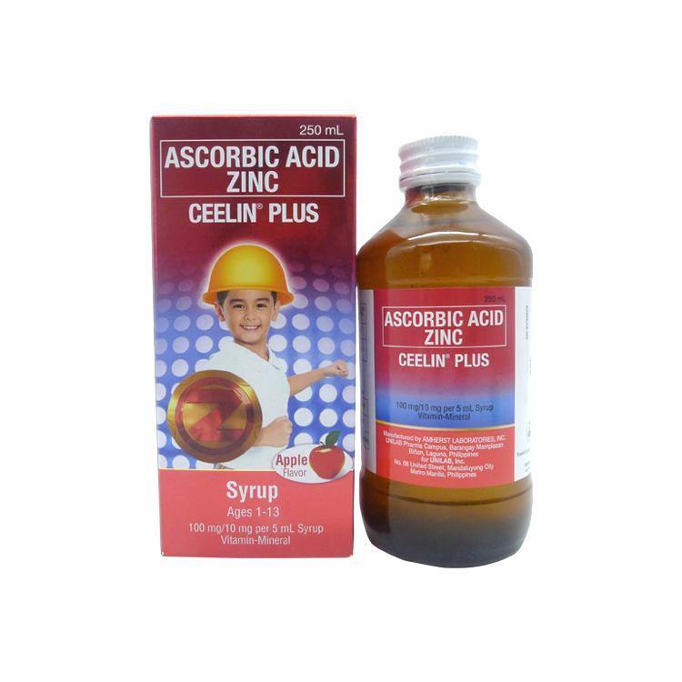 Ceelin Plus Apple Flavor 100mg/5ml 250ml Syrup - Southstar Drug