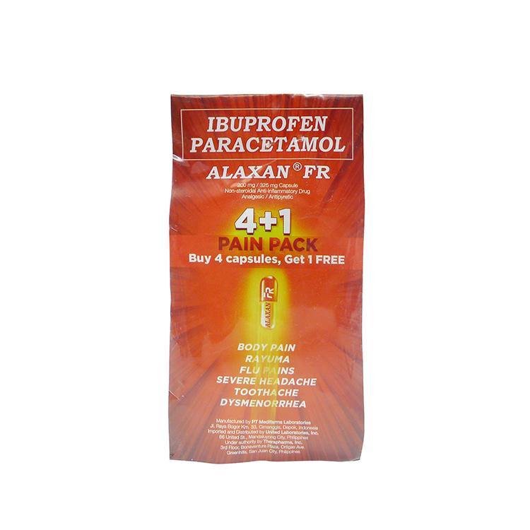 Alaxan FR 4+1 Promo Pack Capsule - Southstar Drug