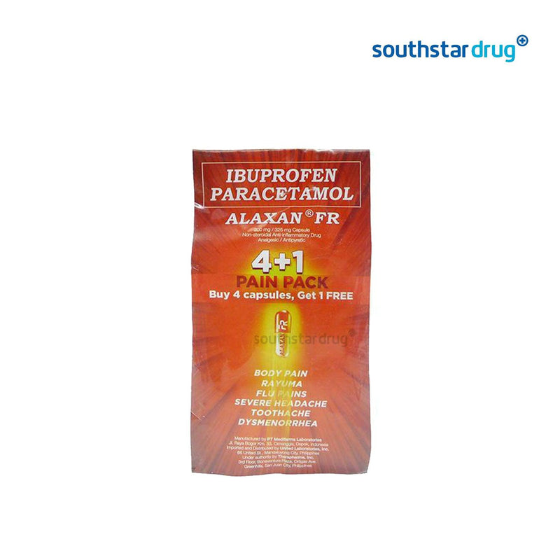 Alaxan FR 4+1 Promo Pack Capsule - Southstar Drug