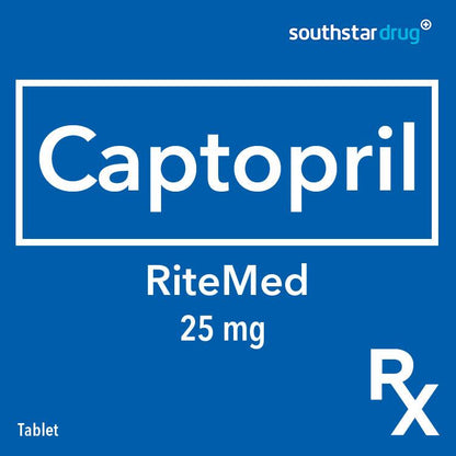 Rx: RiteMed Captopril 25mg Tablet - Southstar Drug