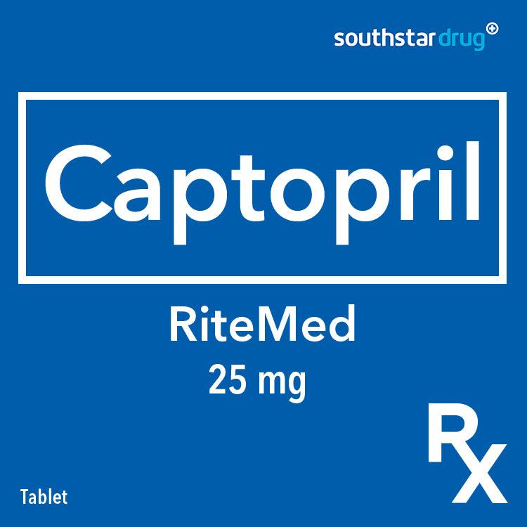 Rx: RiteMed Captopril 25mg Tablet - Southstar Drug