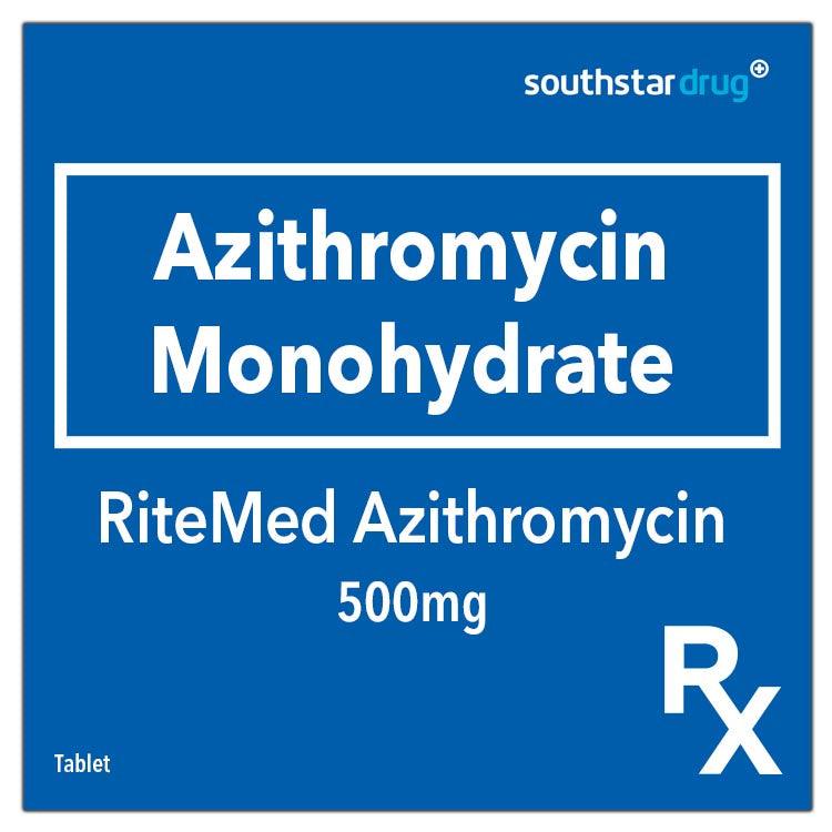 Rx: RiteMed Azithromycin 500mg Tablet - Southstar Drug