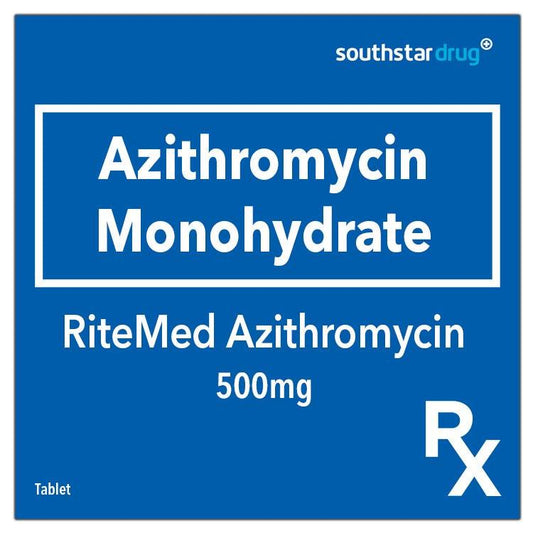 Rx: RiteMed Azithromycin 500mg Tablet - Southstar Drug