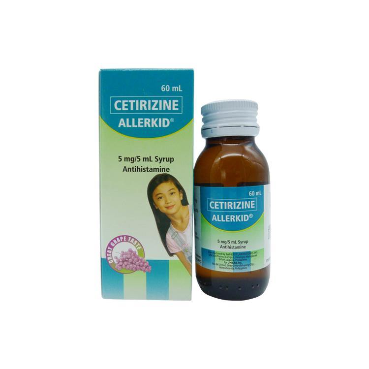 Allerkid Syrup 5mg - 60ml - Southstar Drug