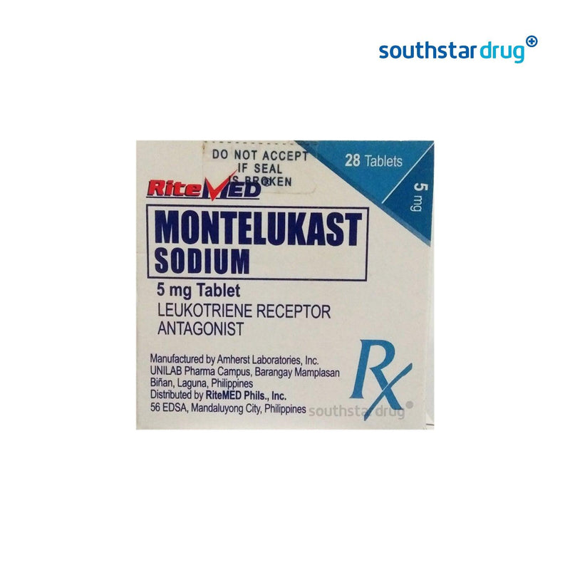 Rx: RiteMed Montelukast 5mg Tablet - Southstar Drug