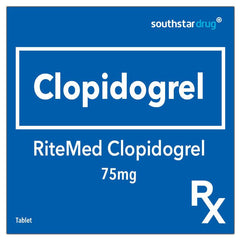 Rx: RiteMed Clopidogrel 75mg Tablet - Southstar Drug