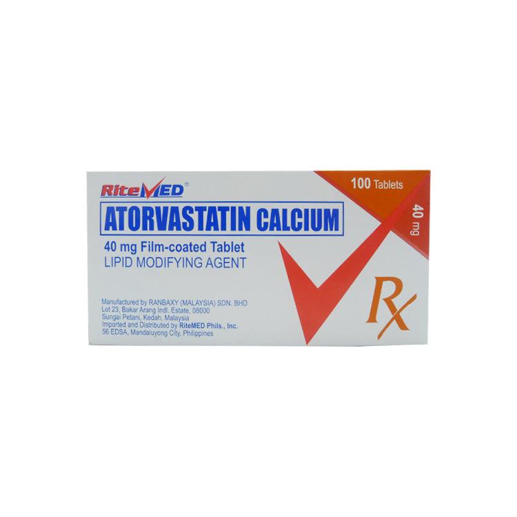 Rx: RiteMed Atorvastatin 40mg Tablet - Southstar Drug