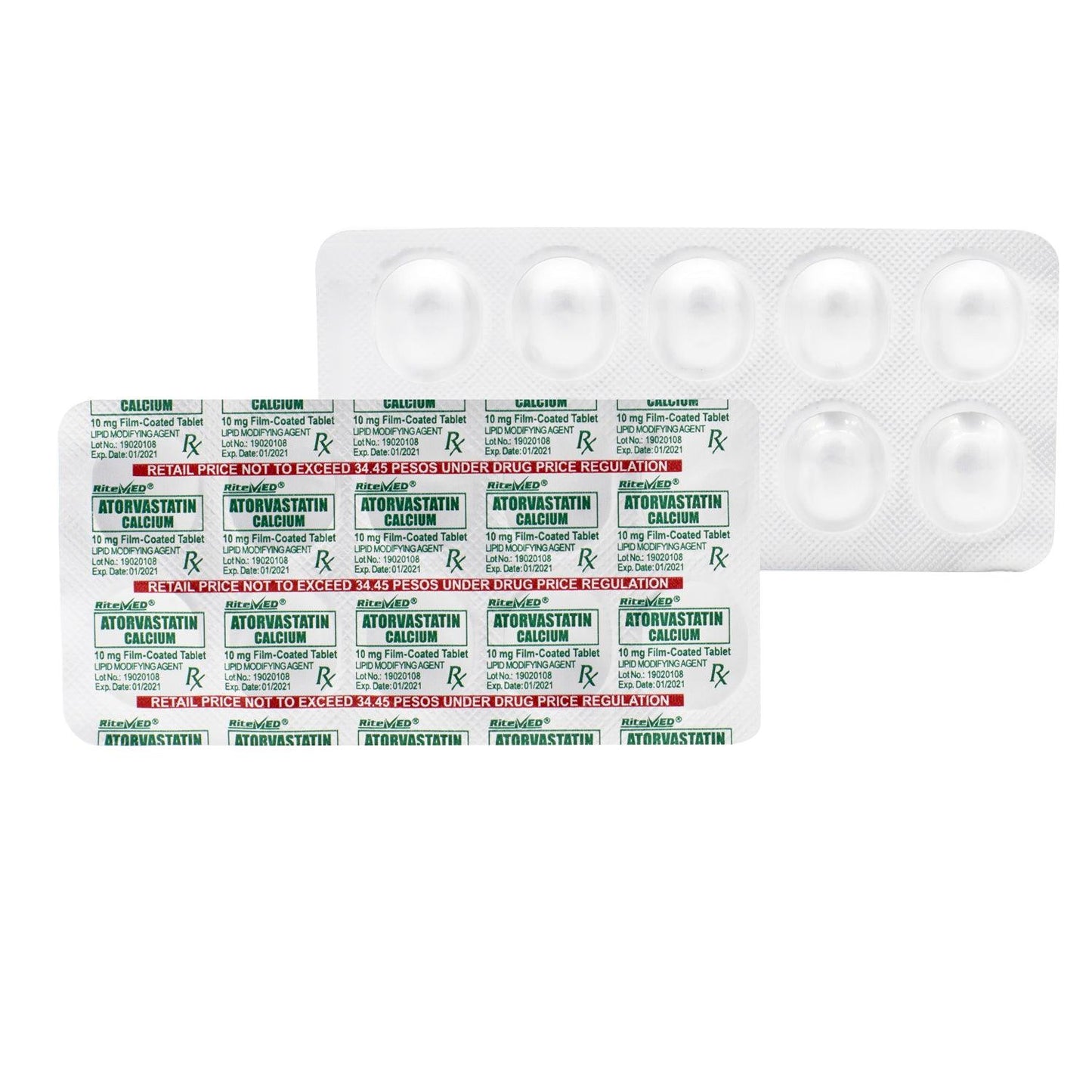 Rx: RiteMed Atorvastatin 10mg Tablet - Southstar Drug