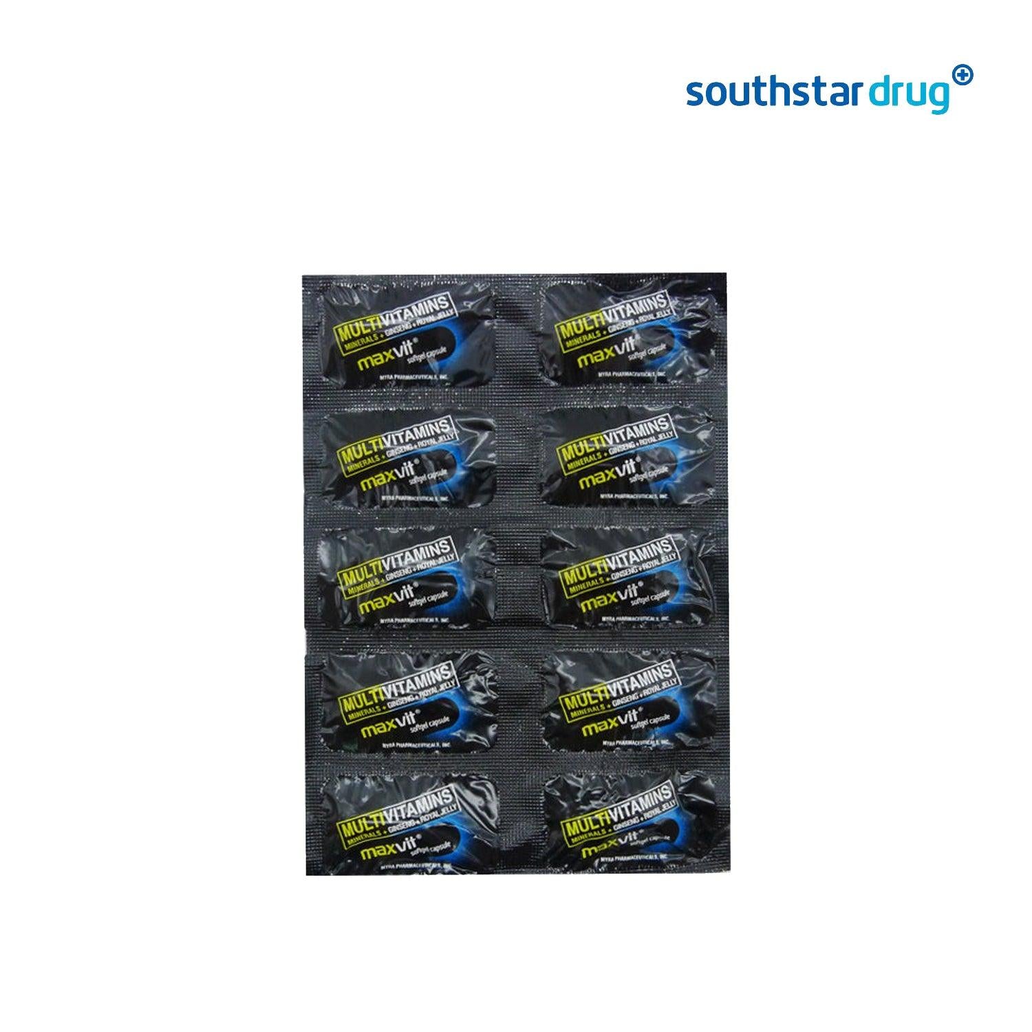 Maxvit Soft Gel Capsule - 30s - Southstar Drug