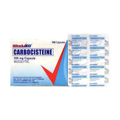 RiteMed Carbocisteine 500mg Capsule - 20s - Southstar Drug