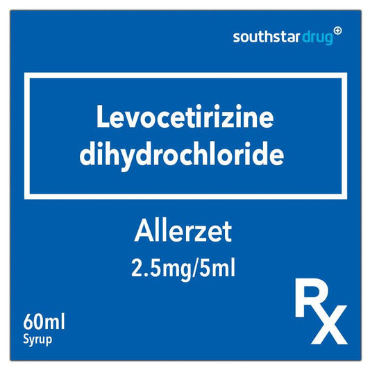 Rx: Allerzet 2.5mg / 5ml 60ml Syrup - Southstar Drug