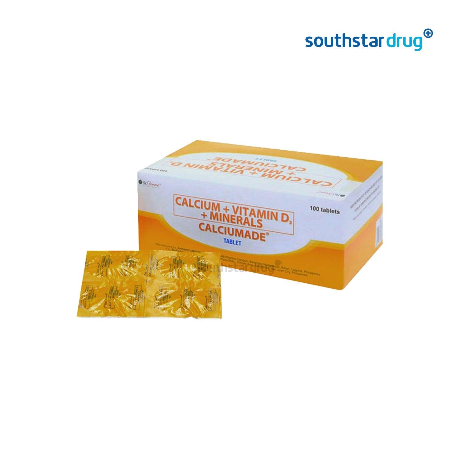 Buy Calciumade Tablet - 20s Online | Southstar Drug