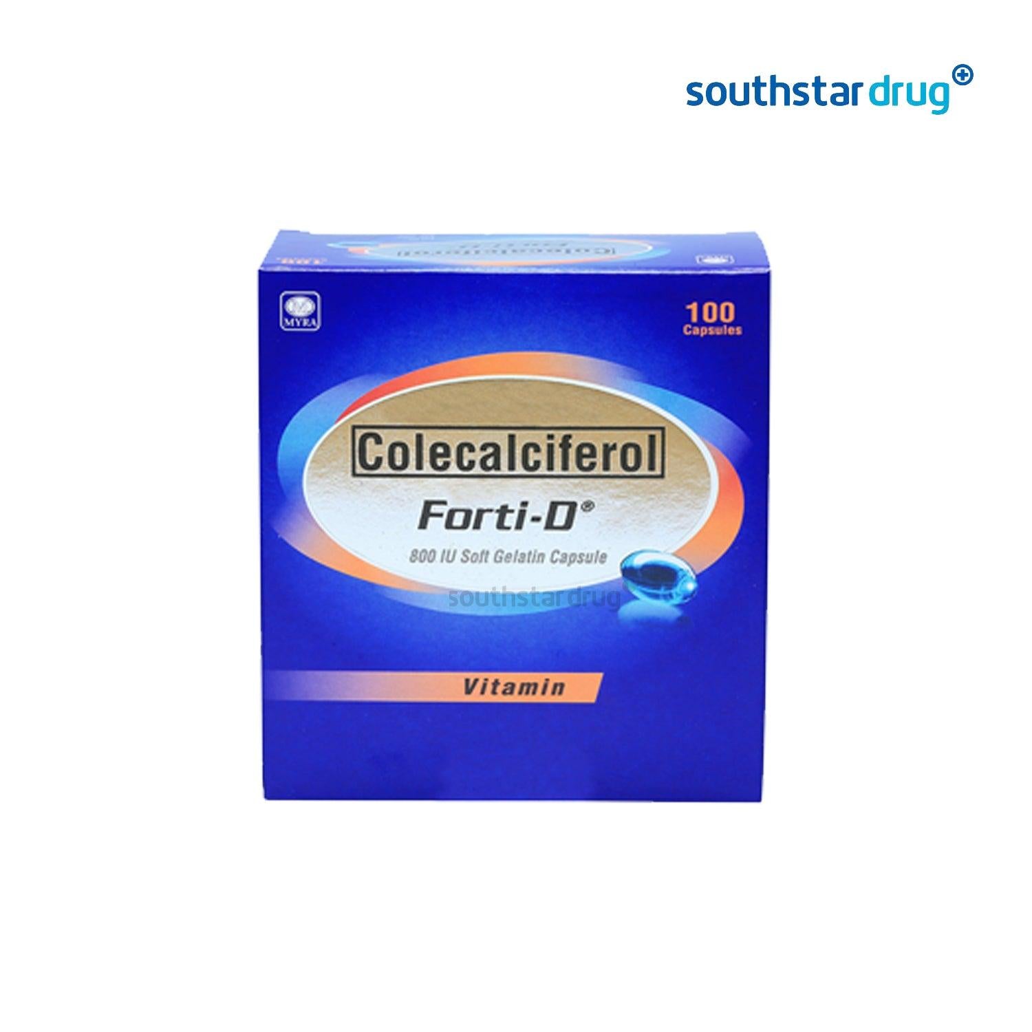 Forti-D 800IU Capsule - 30s - Southstar Drug