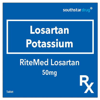 Rx: RiteMed Losartan 50mg Tablet - Southstar Drug