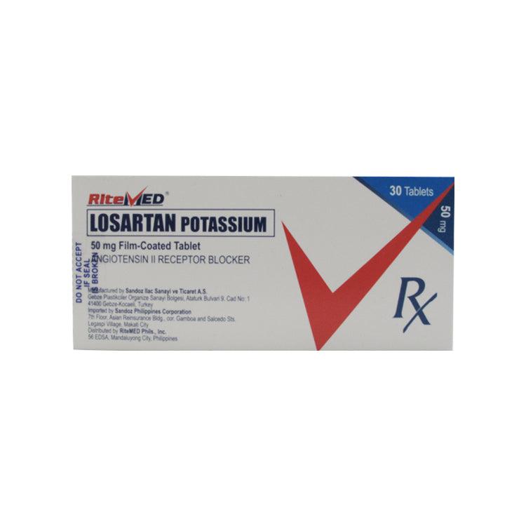 Rx: RiteMed Losartan 50mg Tablet - Southstar Drug