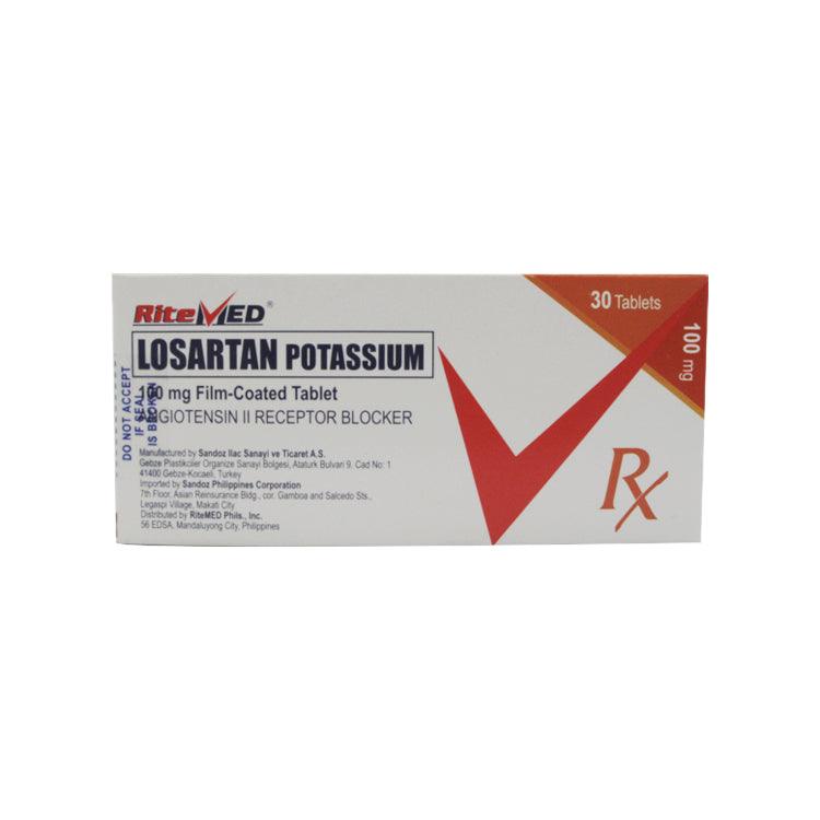 Rx: RiteMed Losartan 100mg Tablet