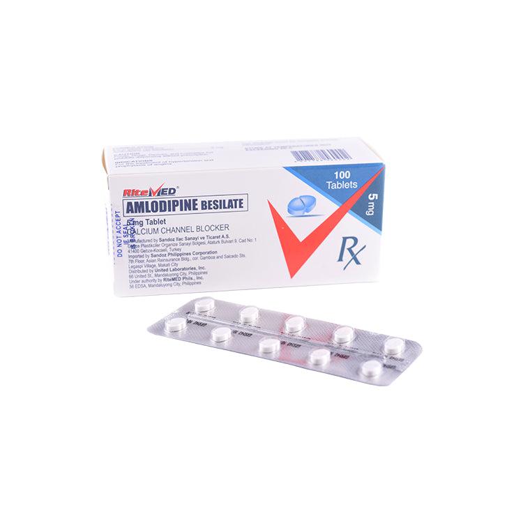 Rx: RiteMed Amlodipine 5mg Tablet - Southstar Drug