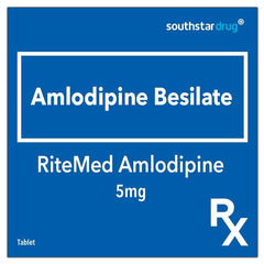 Rx: RiteMed Amlodipine 5mg Tablet - Southstar Drug