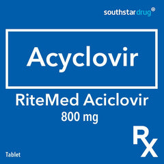 Rx: RiteMed Aciclovir 800mg Tablet - Southstar Drug