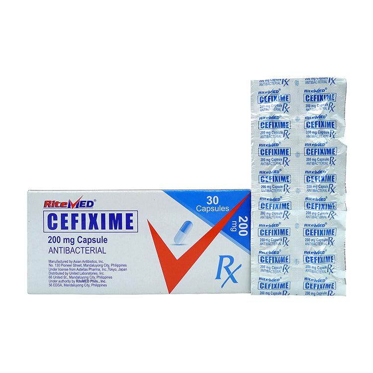 Rx: RiteMed Cefixime 200mg Capsule - Southstar Drug