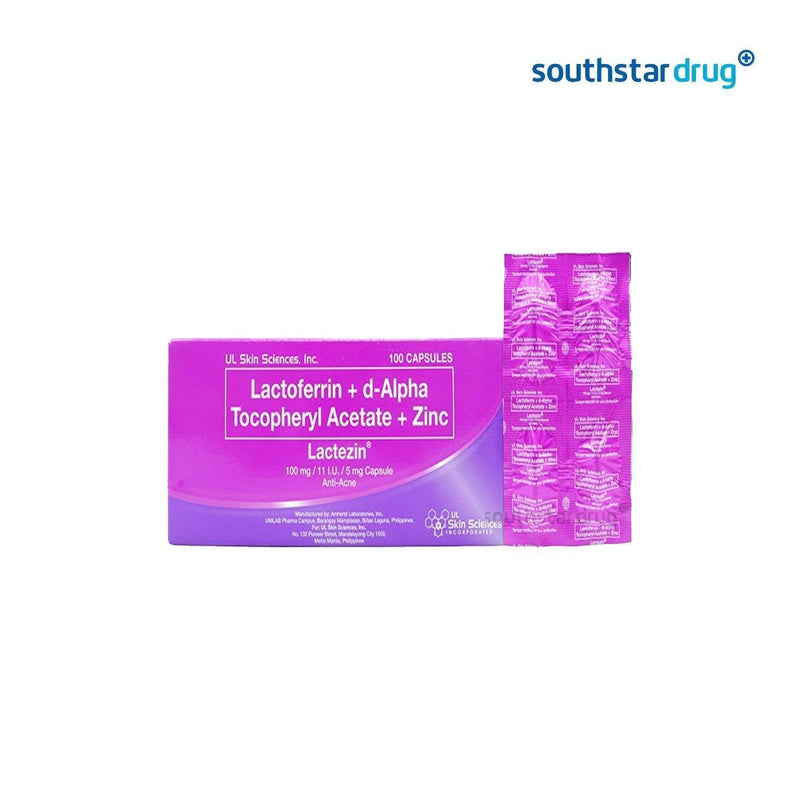 Lactezin 100mg / 11 I.U. / 5mg Capsule - 20s - Southstar Drug