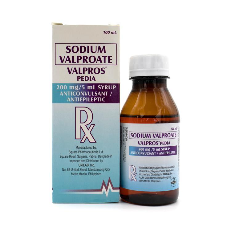 Rx: Valpros Pedia 200 mg / 5 mg Syrup - Southstar Drug