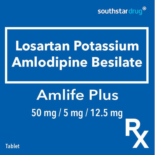 Rx: Amlife Plus 50mg / 5mg / 12.5mg Tablet - Southstar Drug