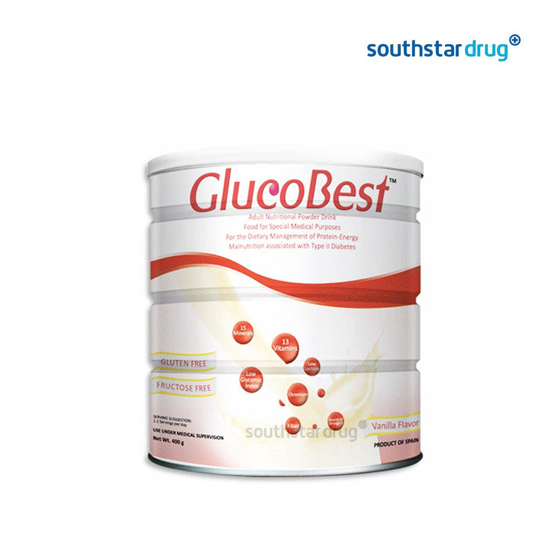 Glucobest Vanilla 400 g - Southstar Drug