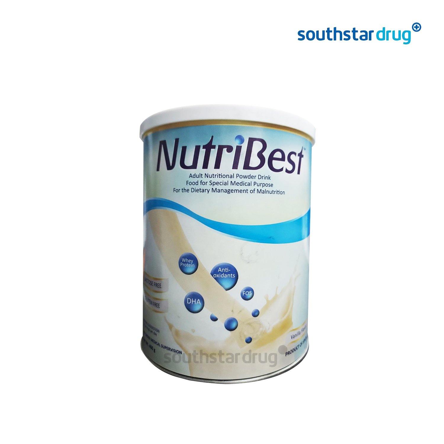 Nutribest Vanilla 400 g - Southstar Drug