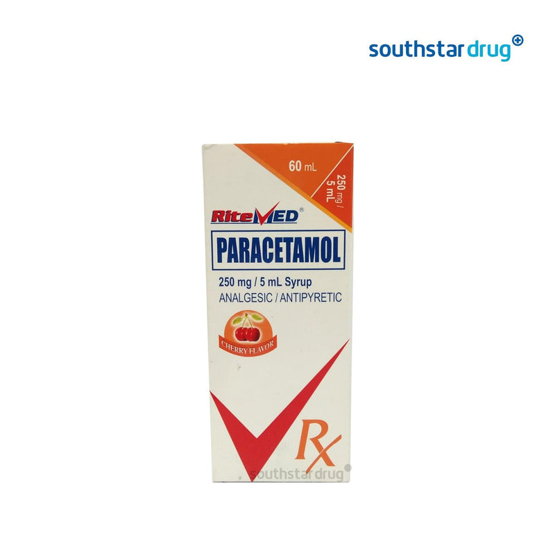 RiteMed Paracetamol 250mg / 5ml 60ml Syrup - Southstar Drug