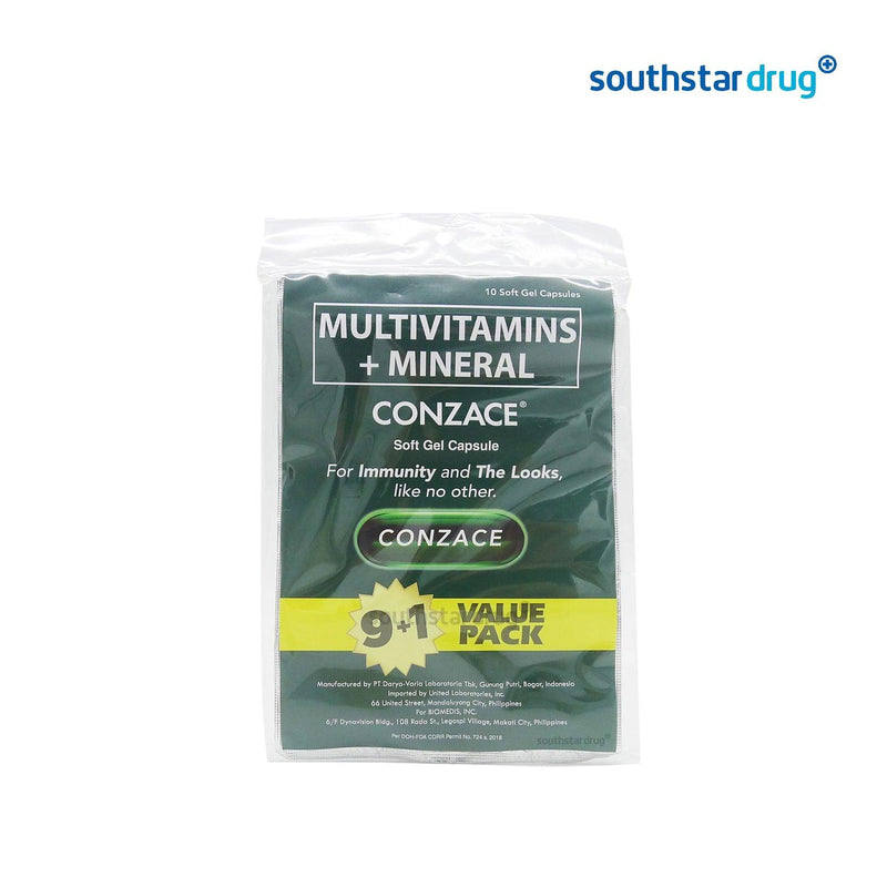 Conzace 9+1 Soft Gel Capsule - Southstar Drug