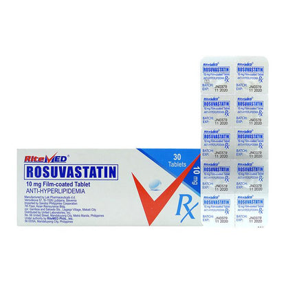 Rx: RiteMed Rosuvastatin 10mg Tablet - Southstar Drug