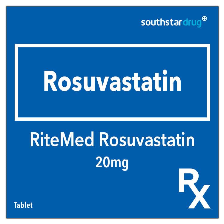 Rx: RiteMed Rosuvastatin 20mg Tablet - Southstar Drug