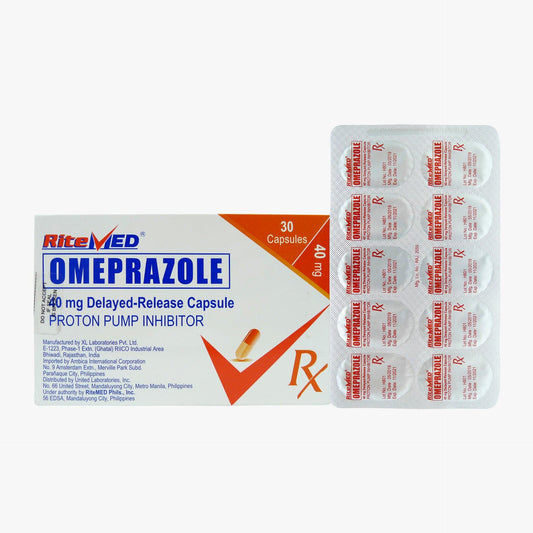 Rx: RiteMed Omeprazole 40mg Capsule - Southstar Drug